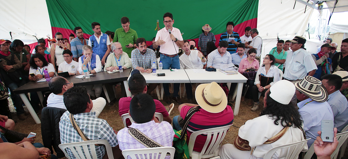 Todos los puntos de la negociación entre el Gobierno Nacional y la Minga indígena fueron acordados